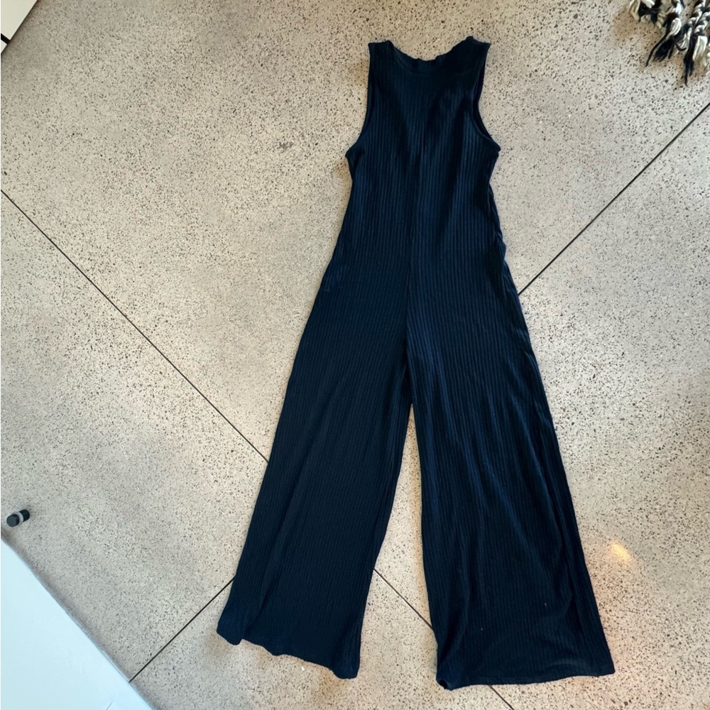 zara jumpsuit. navy